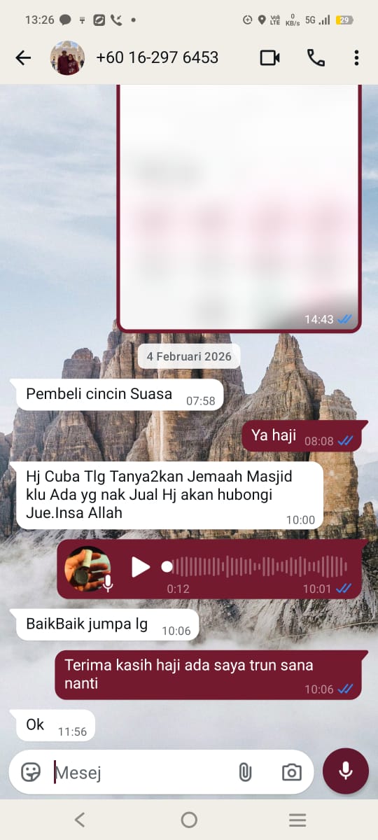 Bukti bayaran & mesej pelanggan #10