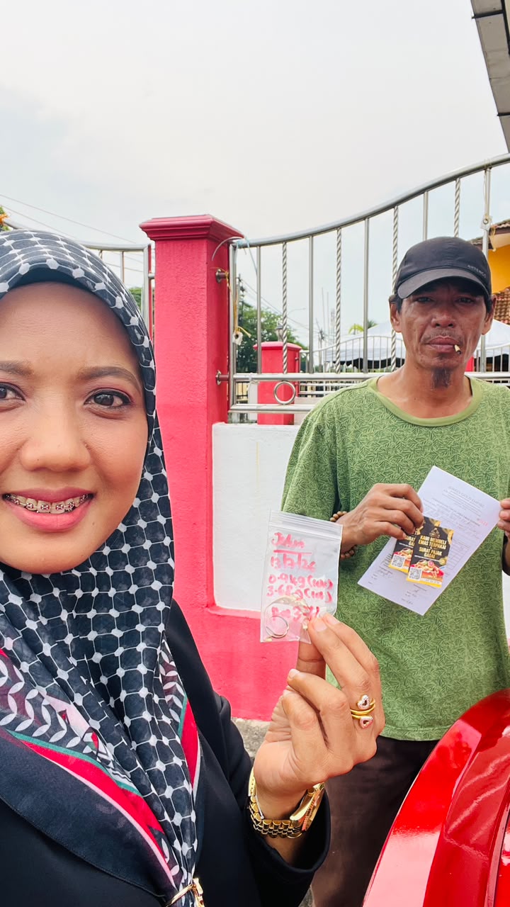Transaksi pelanggan suasa dan emas #8